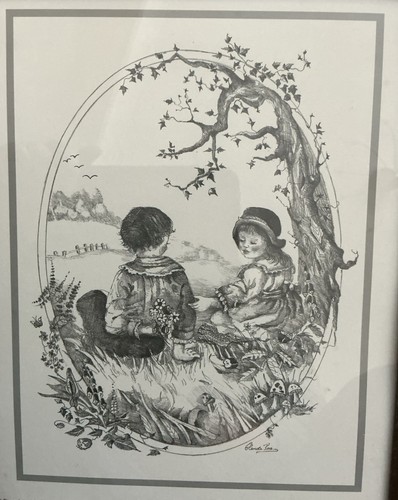 Vintage glenda rae framed - glenda,