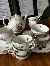 PARAGON POMPADOUR Vintage Tea Set, Second Hand, Great condition, 22 pieces