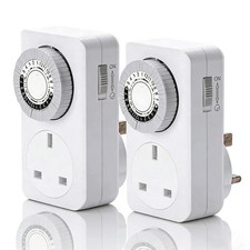 TIMER CLOCK SOCKET UK 3PIN