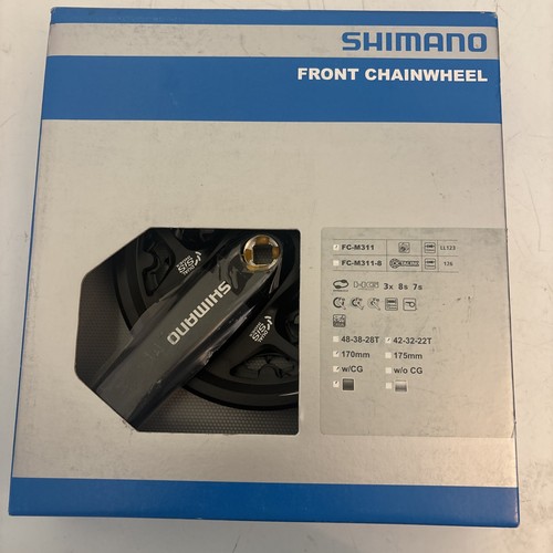Shimano m311 front chainset - shimano, fc-m311