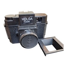 Holga 120N Medium Format Lomo Film Camera, 6x6 Photography, Black. Needs A Clean