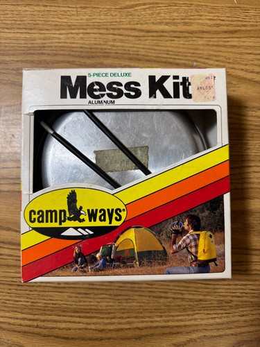 Vintage aluminum camping mess - aluminum,