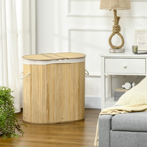 Bamboo laundry basket - laundry, with