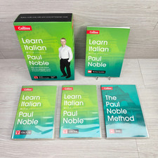 Learn Italian With Paul Noble Complete Course 12 CDs DVD Book By Collins