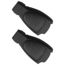 2pcs 2 Button Remote Key Fob Case Replacement For Mercedes Benz W202 W203 W208