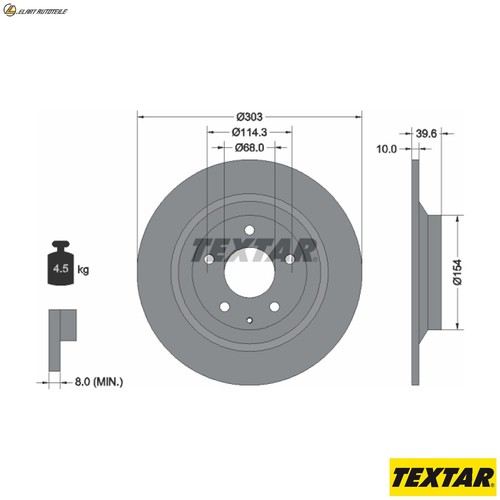 Brake discs 92242703 for - brake,