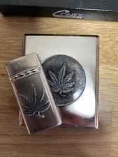 cannabis leaf lighter set, a