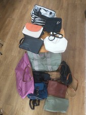 13 Assorted womens Hand Bags. Matching Cath Kidson, Samsonite, Bundle Joblot