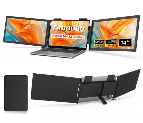 Inch dual portable monitor - 14,