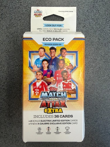 Match attax extra eco - extra, 25/26