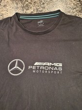 Puma Black AMG Petronas Formula One Team T-Shirt Men’s Size XXL
