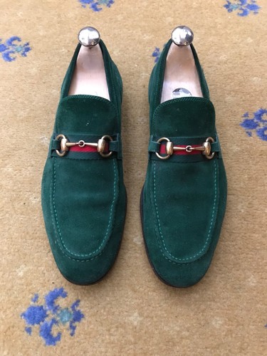 Gucci loafers suede - loafers,