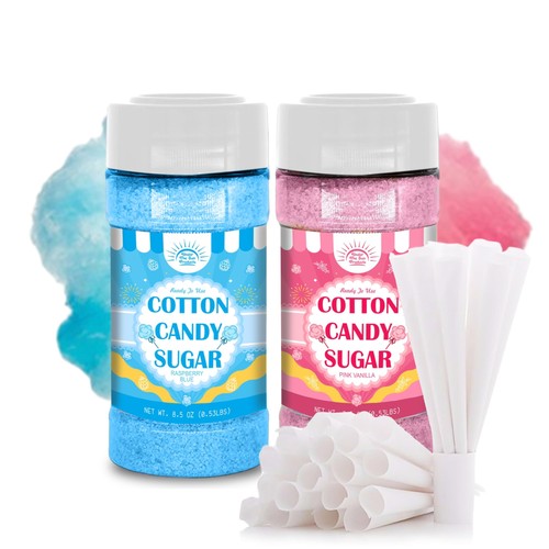 Cotton candy floss sugar - cotton,