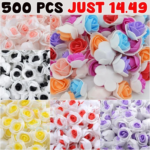 500 foam mini roses - mini,