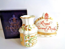 ROYAL CROWN DERBY GREEN PANEL