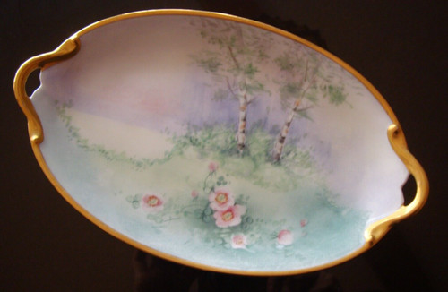 Limoges hand painted - limoges, vellum