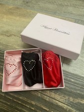 Agent Provocateur "FABI" Trio of Thongs - S/M - Brand New with Tags!