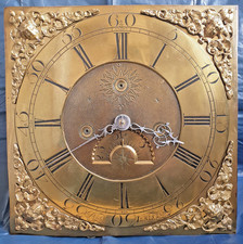 Longcase Dial & Movement by Bradley of Ilkestone, Derbyshire - Circa 1760.