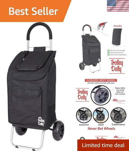 Trolley dolly black foldable - trolley,