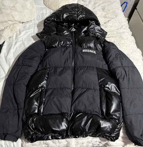 Hoodrich black puffer coat - hoodrich,