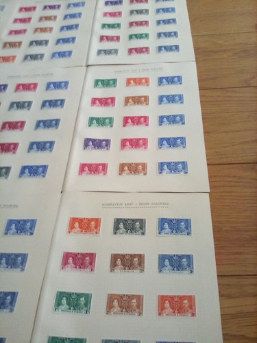 George 6th stamps 1937 - george,
