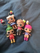 lol doll keyrings carry case