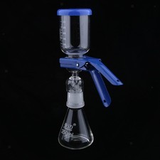 250ml Filtration Apparatus Vacuum Lab Filtering Unit with Funnel & Clamp.