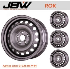 8x18 ROK 5X112 GUN METAL SECONDS SET OF 4 (1 DAMADGED)