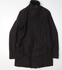 Reiss Men's Black Wool
