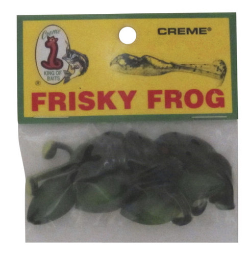 Creme lure frisky frog - creme,