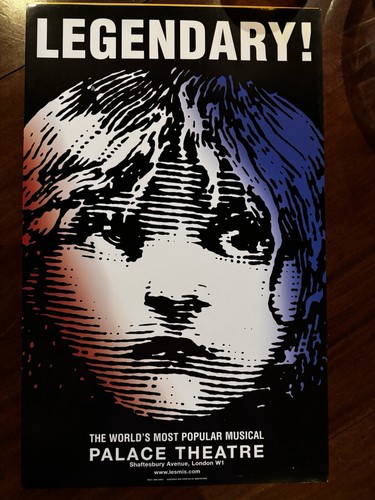 Les miserables theatre poster - miserables,