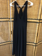 American Living Women's 8 Dress Stretch Black Rockabilly Marilyn Monroe Style