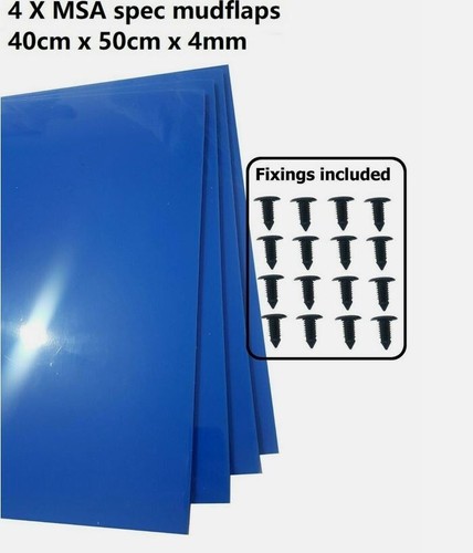 Rally mudflaps blue motorsport - blue,