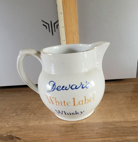Dewars white label whisky jug - dewars,