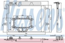 Nissens Condenser for Mercedes
