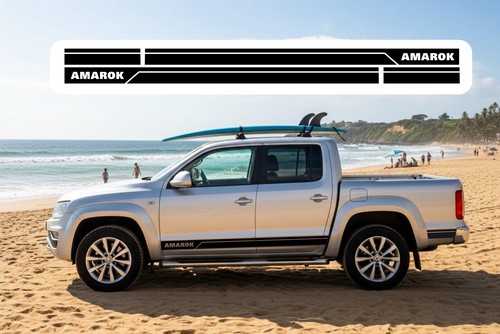 Fit amarok side stripes - fit, vw