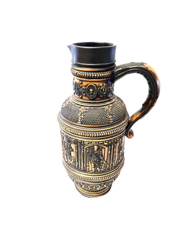 West german stoneware pitcher - german,