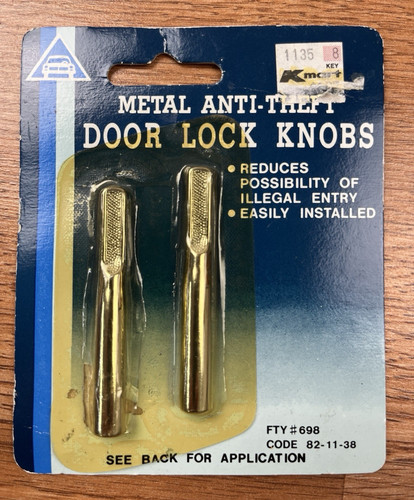 Vintage metal door lock knobs - vintage,