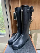Le Chameau Womens Vierzonord Neoprene Lined Wellies UK 7 EU 41 Excellent