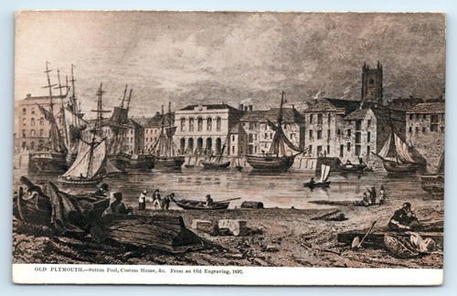 Postcards plymouth old - 4,