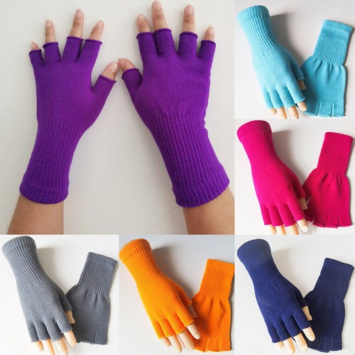 Thermal fingerless gloves mens - fingerless,