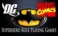 Superhero RPG Multi-Listing. DC Heroes, Marvel, Champions. Role Playing Games.