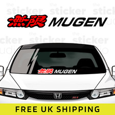 MUGEN Sticker - 55cm Decal Graphic - JDM Slammed Window Civic Honda Integra CRZ