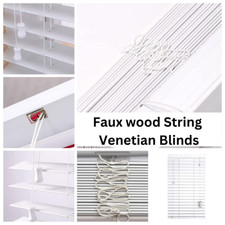 FAUX WOOD VENETIAN BLINDS 50MM