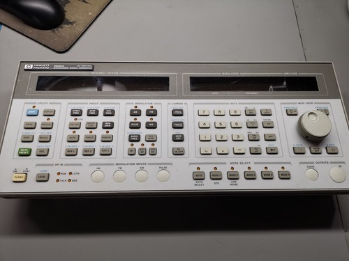 Agilent 8665a front panel - 8665a,
