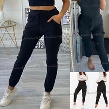Ladies High Waist Pants Womens