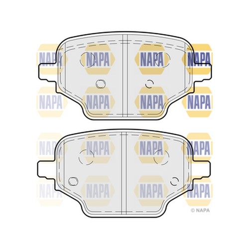 Brake pads set for peugeot - brake,