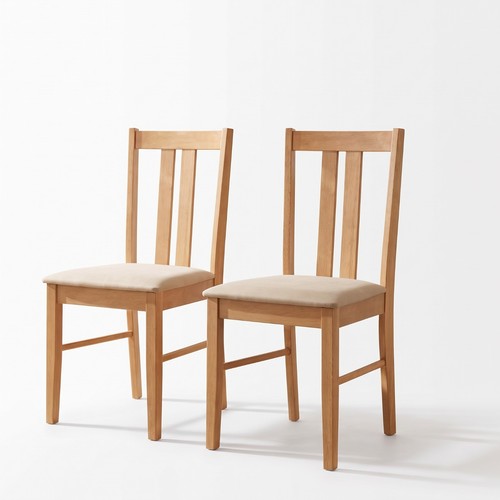 Pair solid wood dining - of,