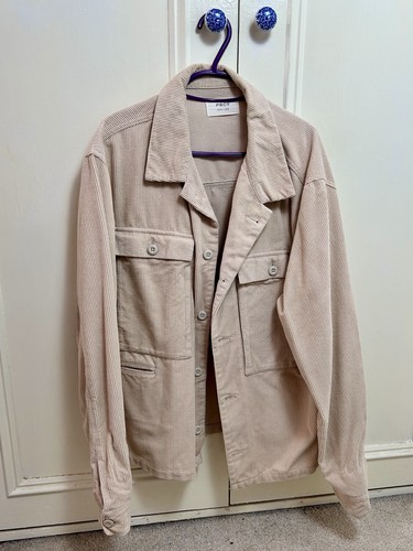Beige corduroy overshirt - p&co, overshirt/