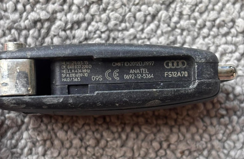 Genuine audi button - audi, remote